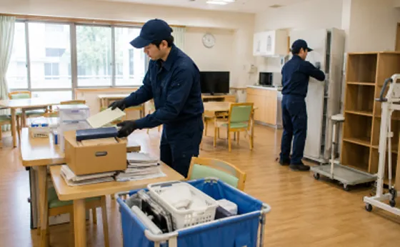各種施設内の片付け